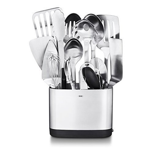 Set Utensilios Cocina Oxo Steel 15pz.