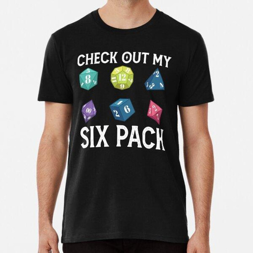 Remera Echa Un Vistazo A My Six Pack Boardgame Game Master, 