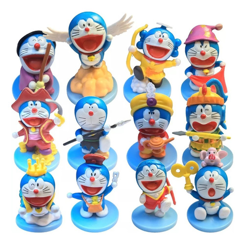 Figura Gashapone Doraemon Arquero Cupido 6 Cm