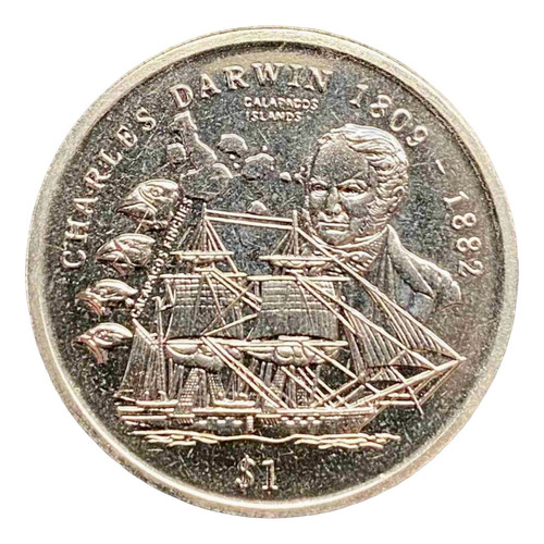 Sierra Leona - 1 Dólar - Año 1999 - Km #115 - Charles Darwin