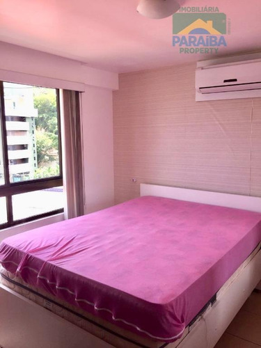 Imagem 3 de 10 de Apartamento A Beiramar Para Venda Ou Locação Mobiliado - Praia Do Cabo Branco - João Pessoa - Pb - Ap1299