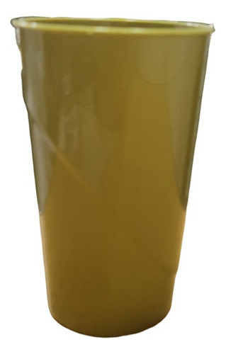 Vaso Plastico Resistente Alto 473 Cc Set X 50 Unidades Color Dorado Oscuro