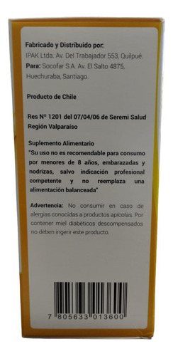 Propóleo C Solución Propóleo Más Vitamina C 180 Ml