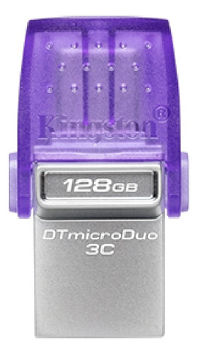 Memoria Usb Kingston Datatraveler Microduo 3c 128gb Usb A/c