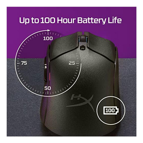 Hyperx Pulsefire Haste 2 Mouse Inalámbrico Para Juegos,