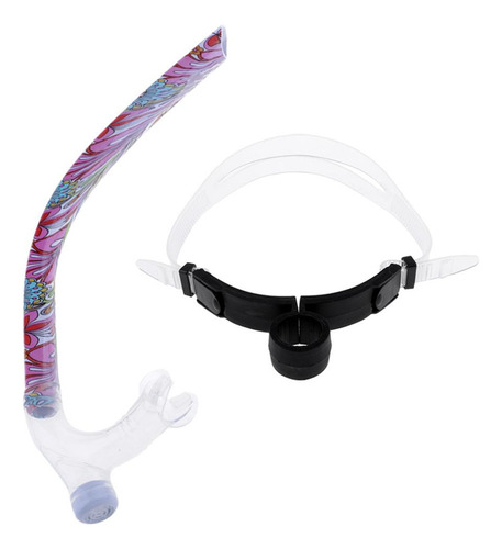 Snorkel Frontal Para Entrenamiento De Natación - Montaje