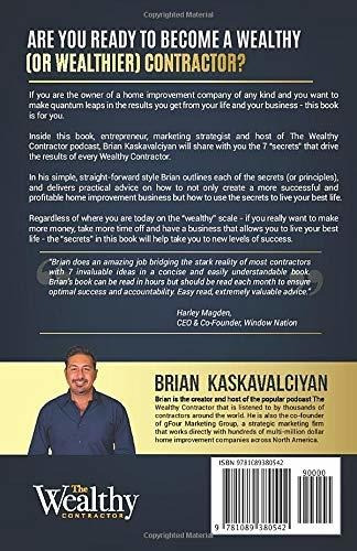 Book : The 7 Secrets To Becoming A Wealthy Contractor How T
