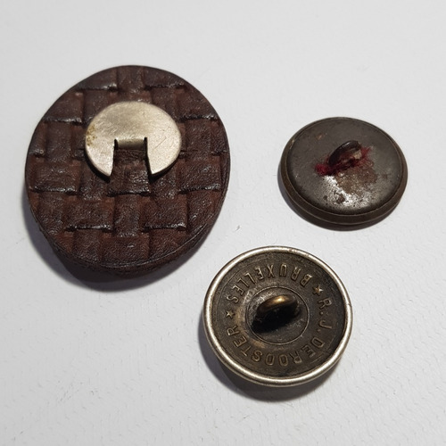 Imagen 2 de 8 de Antigua Insignia Tranvía Rosario Botón Lote X 3 Mag 59865