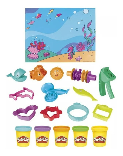 Play-doh Set De Amigos Del Mar