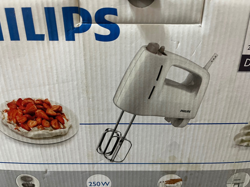 Batidora De Mano Philips Daily3 Velo 220v - 240v Blanco Blanco Batidora De Mano Philips Daily Collection Hr3700/05 200w 3 Velocidades 220v - 240v Blanco (Usado)