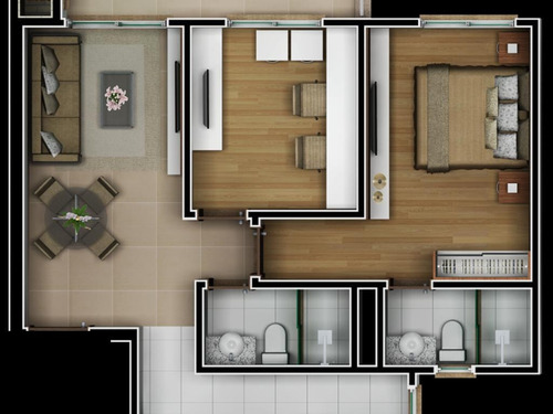 Imagem 14 de 18 de Apartamento Com 2 Dormitório(s) Localizado(a) No Bairro Niterói Em Canoas / Canoas - 790