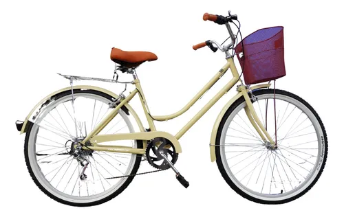 Bicicleta Mujer Mybikemx Urbana Accesorios 6vel Y Nombre