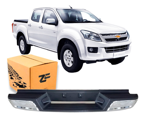 Parachoque Cromado Chevrolet Dmax 2009 Al 2014 / Zofree