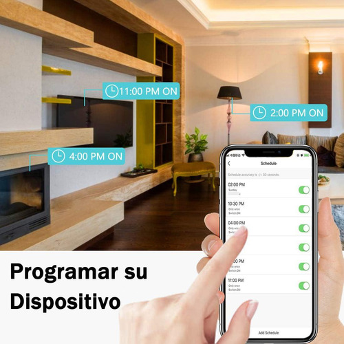 Mini Enchufe Inteligente Wi-fi Control Remoto 2 Piezas