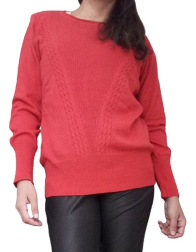 Sweater Mujer Lana Suave Liviano Abrigado