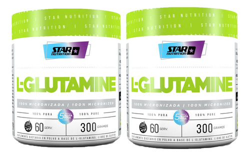 Glutamina Star Nutrition 600 Grs 100% Pura Y Micronizada