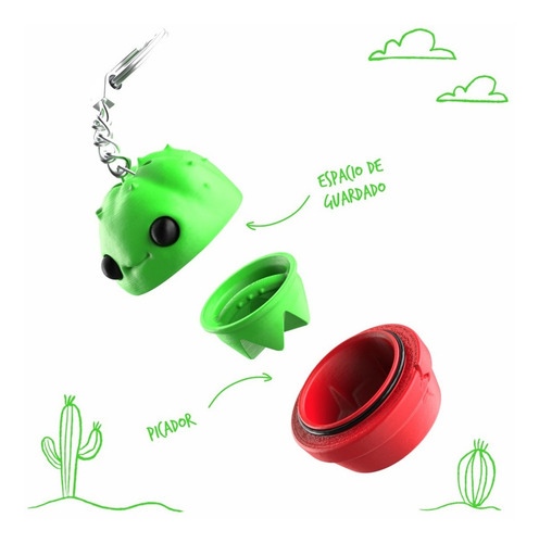 Cogonauts Mini Koko - Llavero Picador Color Verde Minikoko