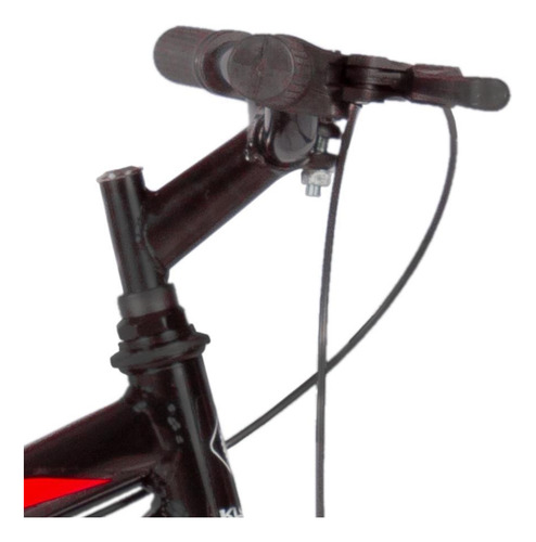 Bicicleta Aro 20 Kls Free Gold V-brake Mtb Com Roda Lateral Cor Preto/vermelho