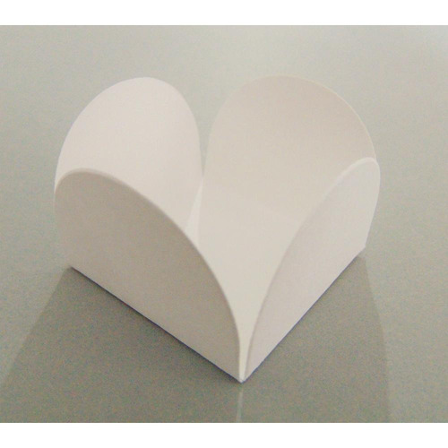 500 Forminhas Para Doces 4 Pétalas 3cm - Cor Branca
