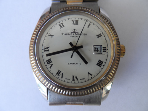Relógio Pulso Baume & Mercier - Geneve Antigo Prateado Dourado-escuro Branco (Usado)