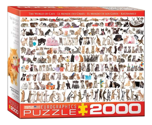 Eurographics El Mundo De Los Gatos Puzzle (2000 Piezas)