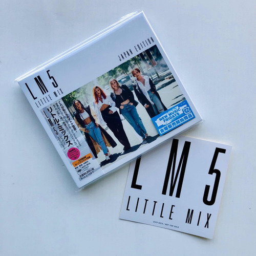 Little Mix Lm5 Japan Edition Súper Deluxe 19 Temas + Stixker