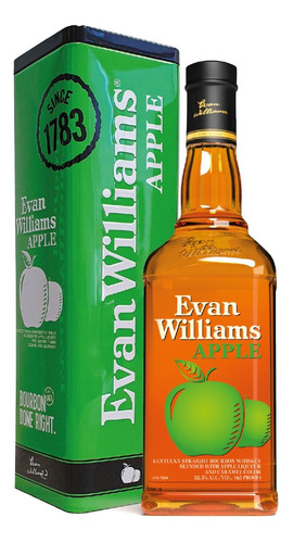 Bourbon Evan Williams Apple Envase Lata