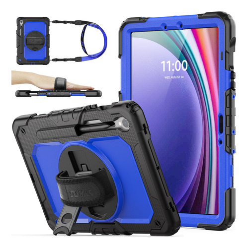 Funda Para Tableta Samsung Galaxy Tab S9/fe 5g Rigida Azul