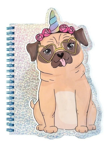 Imagen 1 de 2 de Cuaderno Anotador Family Hojas Blancas Con Aplique Footy