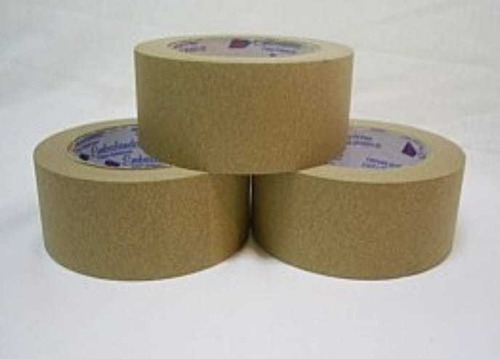 Fita Adesiva Crepe Kraft 50x50 Marrom Pct C/ 8 Rolos