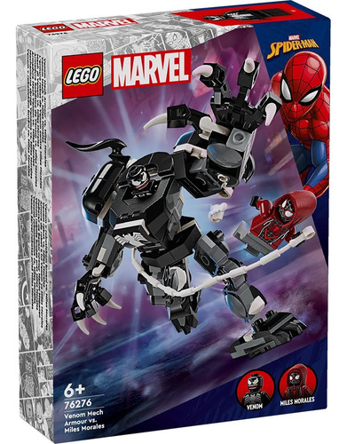 Lego 76276 Marvel Armadura Robótica De Venom Vs. Miles Cantidad de piezas 134