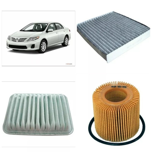 Kit 4 Filtros Toyota Corolla 1,8 16v + Elaion F50 100% Sintetico 5w40