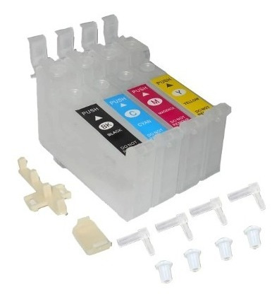 Set 4 Damper Para Sistema Continuo Impresora Epson Tx R  