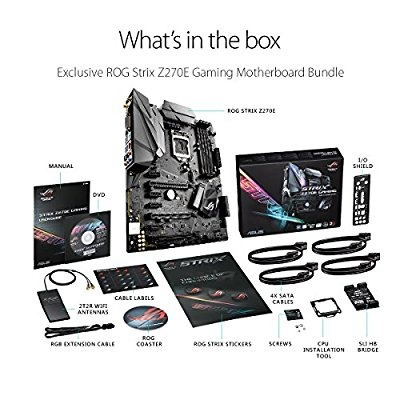 Asus Rog Strix Z270e Juego Lga1151 Ddr4 Dp Hdmi Dvi M.2 Atx