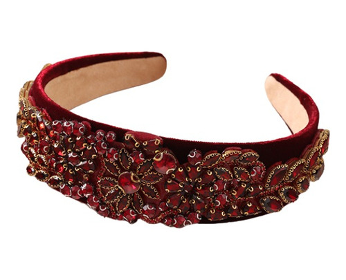 Diadema Mujer, Diadema Roja, Diadema Piedras, Diadema