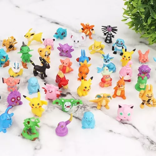 Pokemon Brinquedos Miniatura 24 Peças Sortidos Sem Repetição