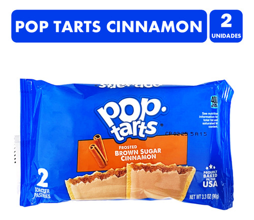 Pop Tarts - Con Glaseado De Canela Y Azúcar (contiene 2 Uni)
