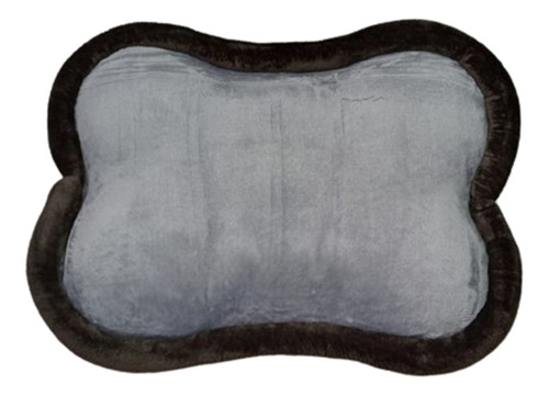 Cama Para Perro Talla S Gris Acolchada - 60x45 Cm