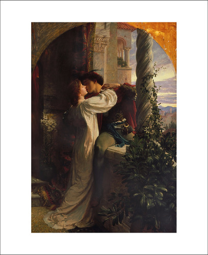 Canvas Fine Art En Bastidor Romeo Y Julieta Dicksee 42x61 Cm