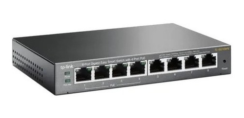 Hub Switch Gigabit Gerenciável 8p Tp-link Sg-108pe C/ 4p Poe