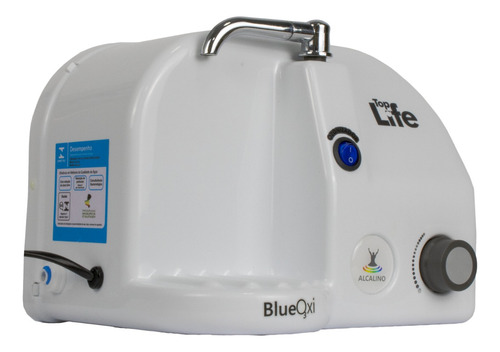 Purificador Blueoxi S/ Gelar, Alcaliniza, Ioniza E C/ Ozônio Cor Branco 127v