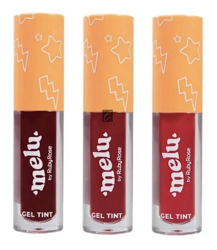 Labial Gel Tinta Ruby Rose Melu Labios Perfectos Caobamakeup