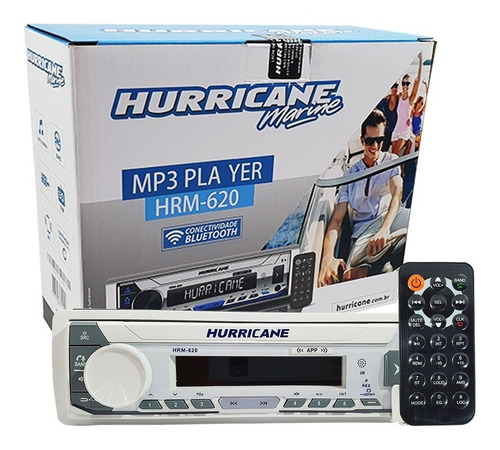 Receiver Player Marine Hurricane Hrm620 Bluetooth App 4x45w 