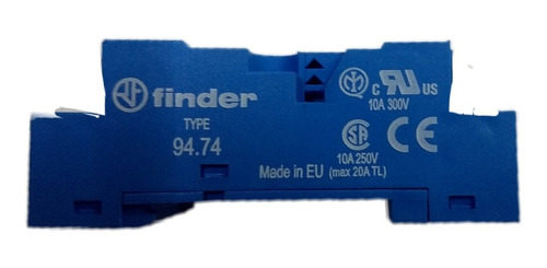 Relay Relé Encapsulado 24vdc 14 Pines Con Base Finder