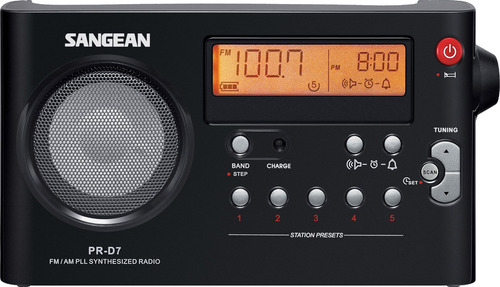 Radio Reloj Sobremesa Sangean Pr-d7