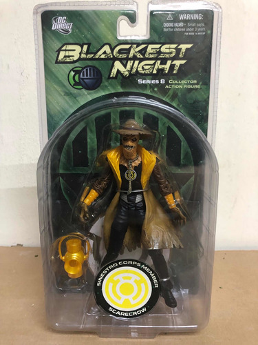 Sinestro Corps Scarecrow Blackest Night Series 8 Dc Direct