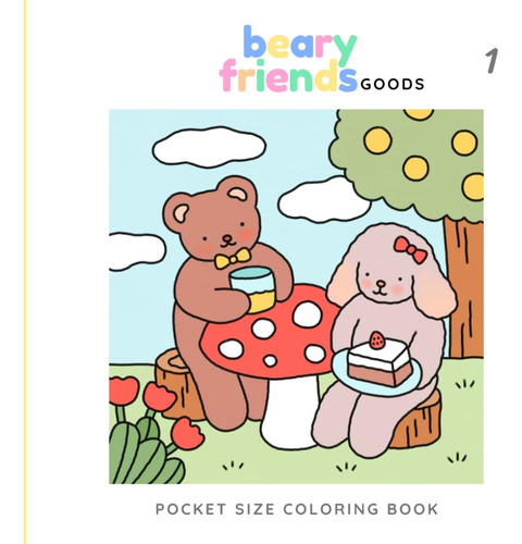 Vivian Green, Beary Friends Goods Pocket Size Coloring Book