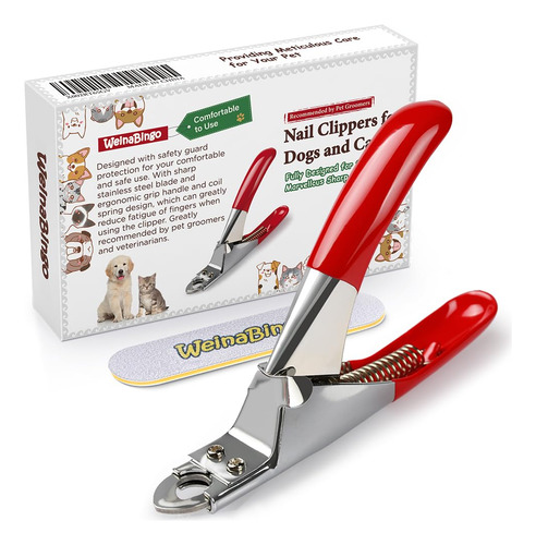 Cortauñas Profesional Para Perros Y Gatos Con Lima Gratis