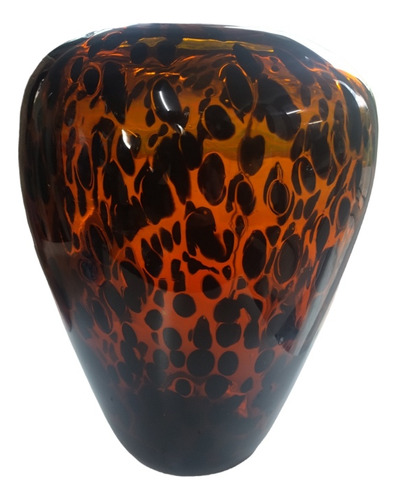 Jarrón De Cristal Murano 25.5cm