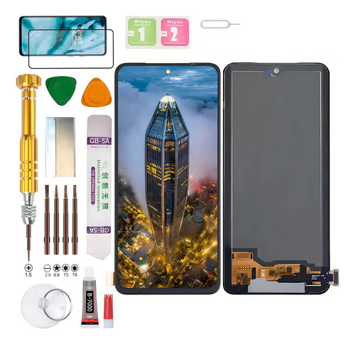Pantalla HD+ Para Redmi Note 10S Poco M5s Note 10 (Versión 4G) M2101K7BL M2101K7AG 2207117BPG M2101K7BG M2101K7BI M2101K7BNY Xiaomi M2101K7AI Display (Incell)